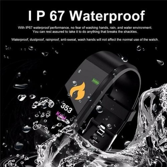 Smart Bracelet,Waterproof Fitness Tracker Heart - Picture 3 of 8
